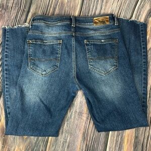 Zara Distressed Pencil Jeans